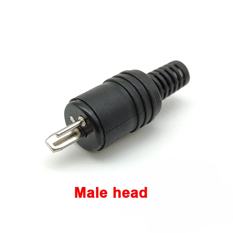 1pcs 2 Pin DIN Speaker Wire Plug 2P Hifi Loudspeaker Cable Solder Connector Male Female Socket