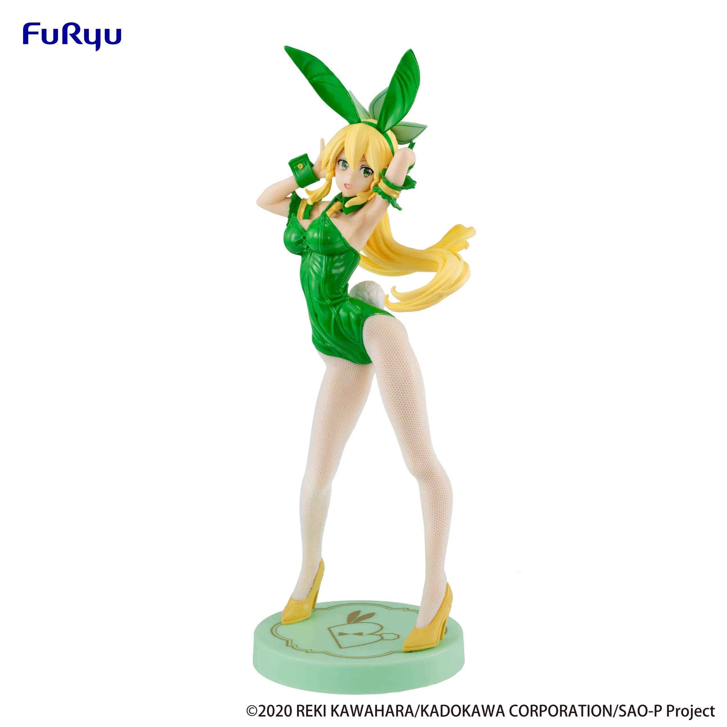 FuRyu Sword Art Online Anime Leafa BiCute Bunnies Figure Sylph Color ver Action Figures Model Figurine Original Figuarts