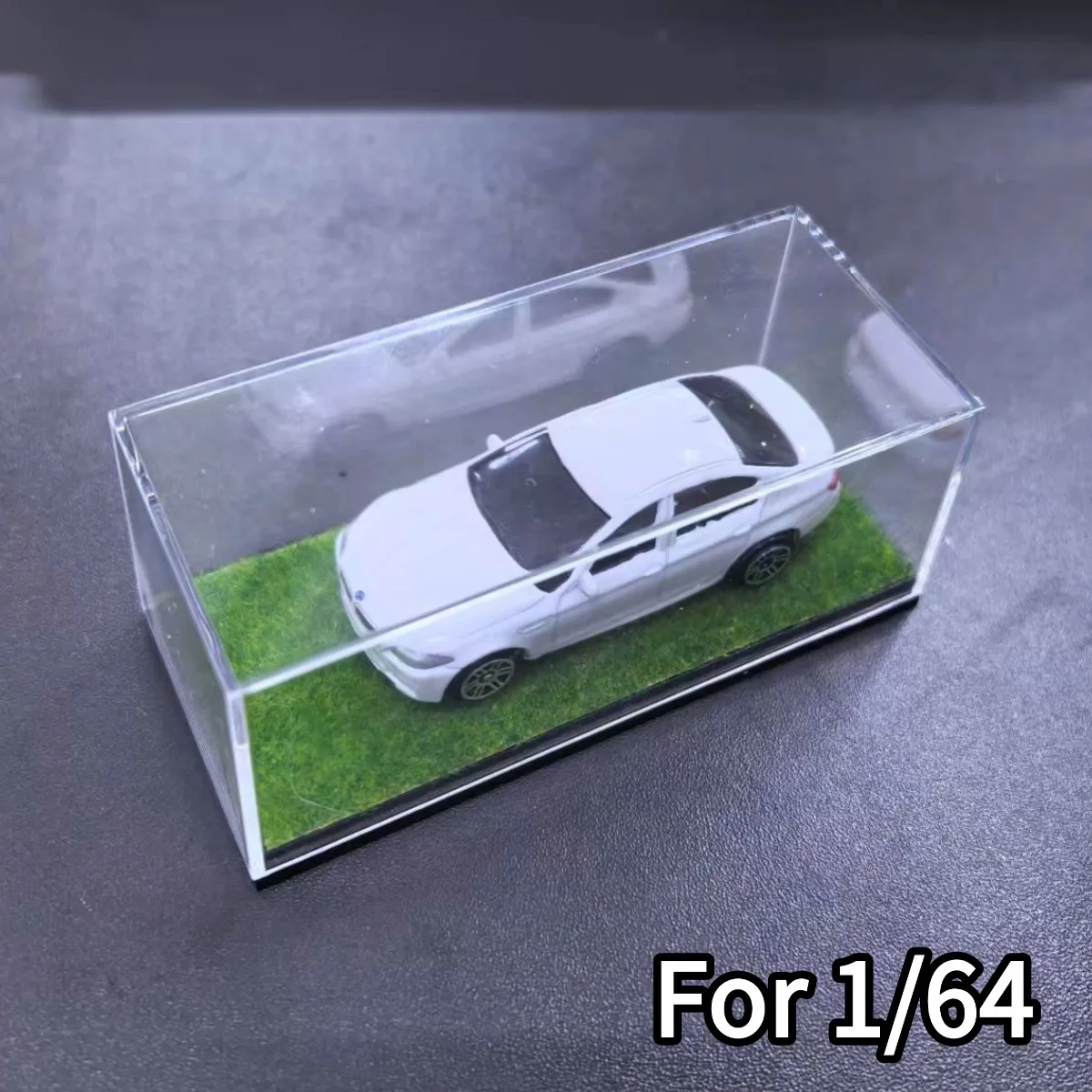 กล่องอะคริลิคสำหรับจัดแสดงโมเดลรถยนต์สเกล 1:64 1:87 Tomica Bburago Spark Minichamps พร้อมที่จอดรถ สำหรับงาน DIY ไดโอรามา ของเล่นโมเดลจิ๋ว