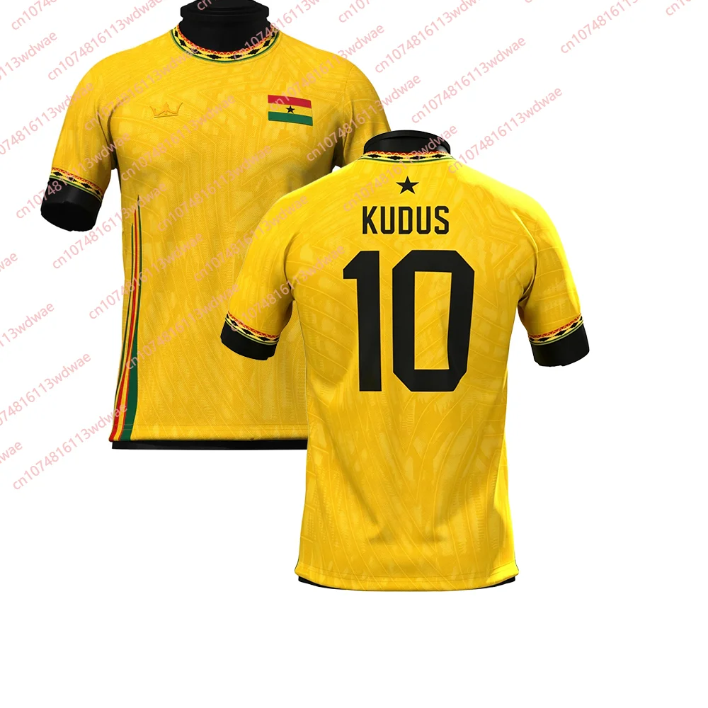Ghana Style clothing Football Jersey Quick-Drying Semenyo 11 Jersey Outdoor football Jersey training Special Edition Kid Tee