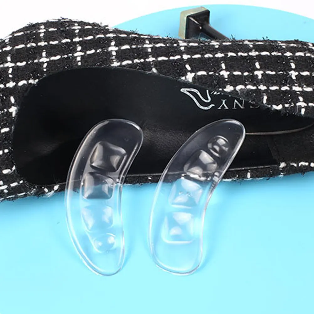 

3 Pairs Of Self-Adhesive Protective Heel Pads Non-Slip Wear-Resistant Cushions For High Heels