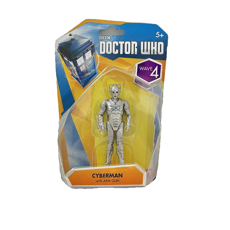 3.75 Inch Cartoon Model Who The Cyberman Movable Doctor Collection Action Figure  Toy