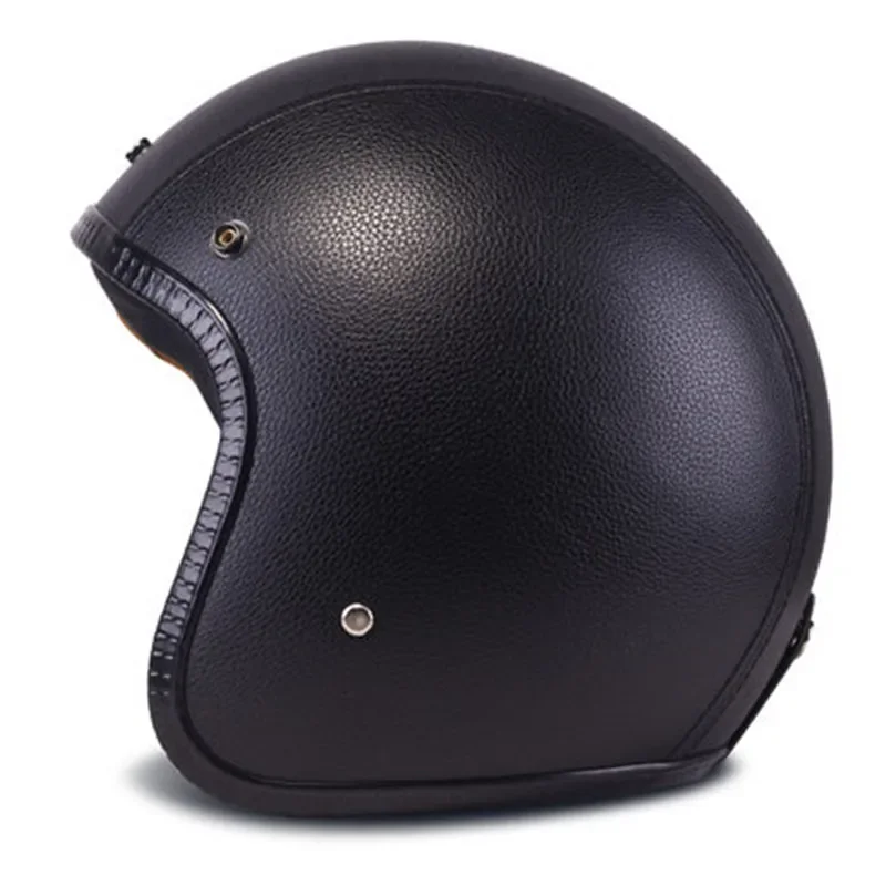 Retro vintage cafe racer capacete da motocicleta rosto aberto casco jet kask casque piloto 2025 venda quente
