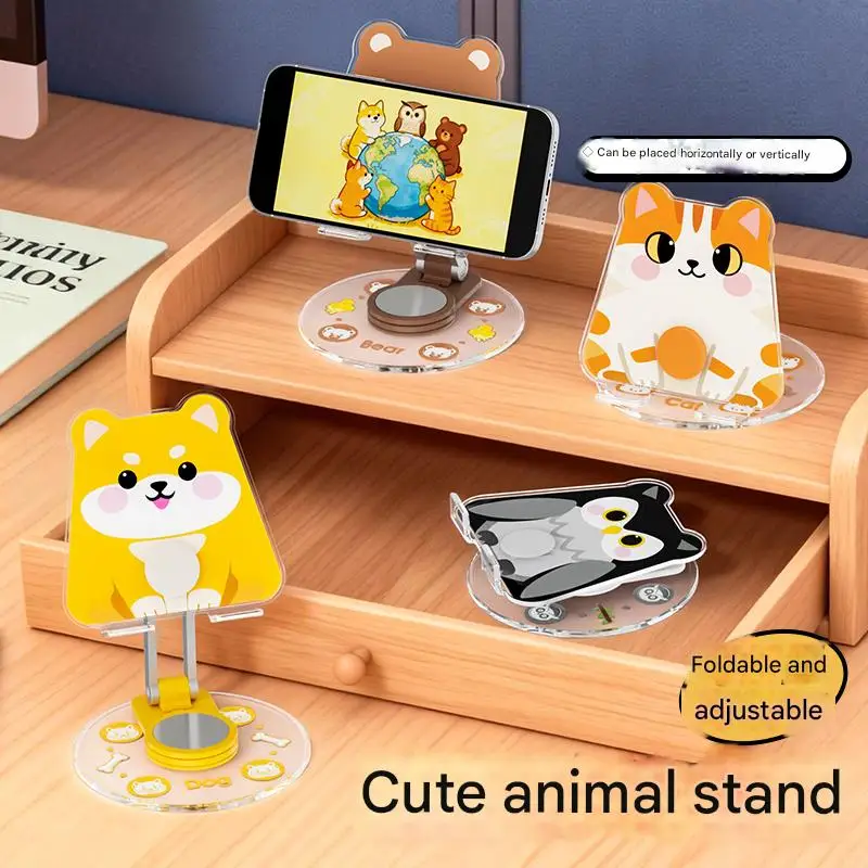 

Многофункциональный держатель с милым мультяшным персонажем, подходит для мобильных телефонов и планшетов, подходит для всех телефонов.