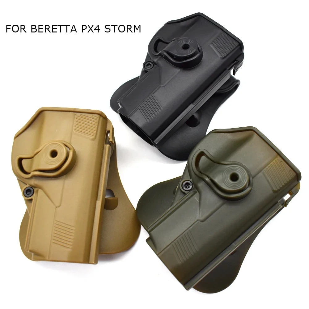 Tactical Pistol Paddle Holster Gun Holster for Glock 17 19,Colt 1911,Beretta M9,Beretta px4 Storm,Hunting Belt Holster