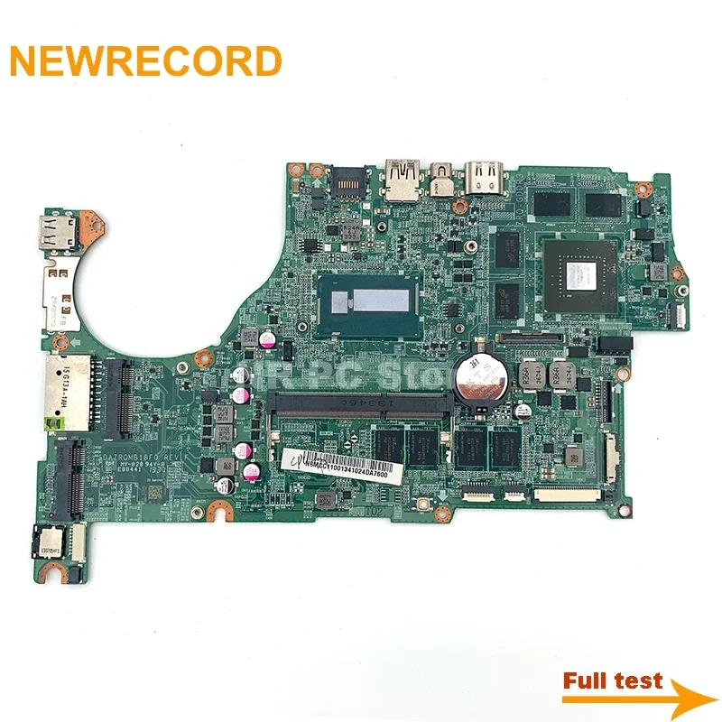 For Acer Aspire V5-573 V5-573G DAZRQMB18F0 NBMB611001 Laptop Motherboard REV F I5 I7 GT750M/GT850 GPU 4G RAM Full Test