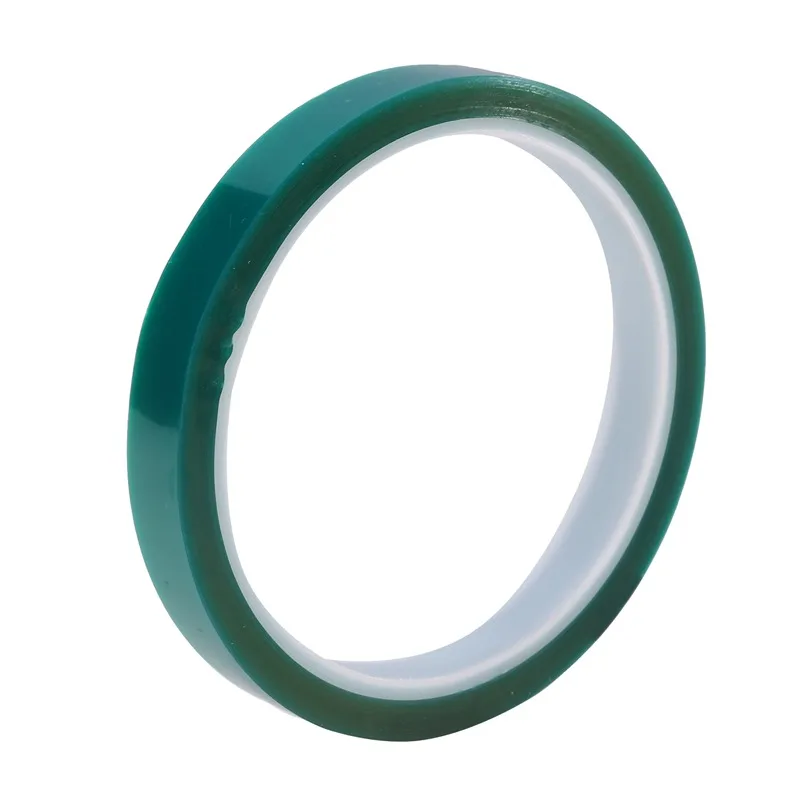 New Film Tape Heat Resistant High Temperature Masking Shielding Green-Tape For PCB Solder SMT Plating Insulation Protection