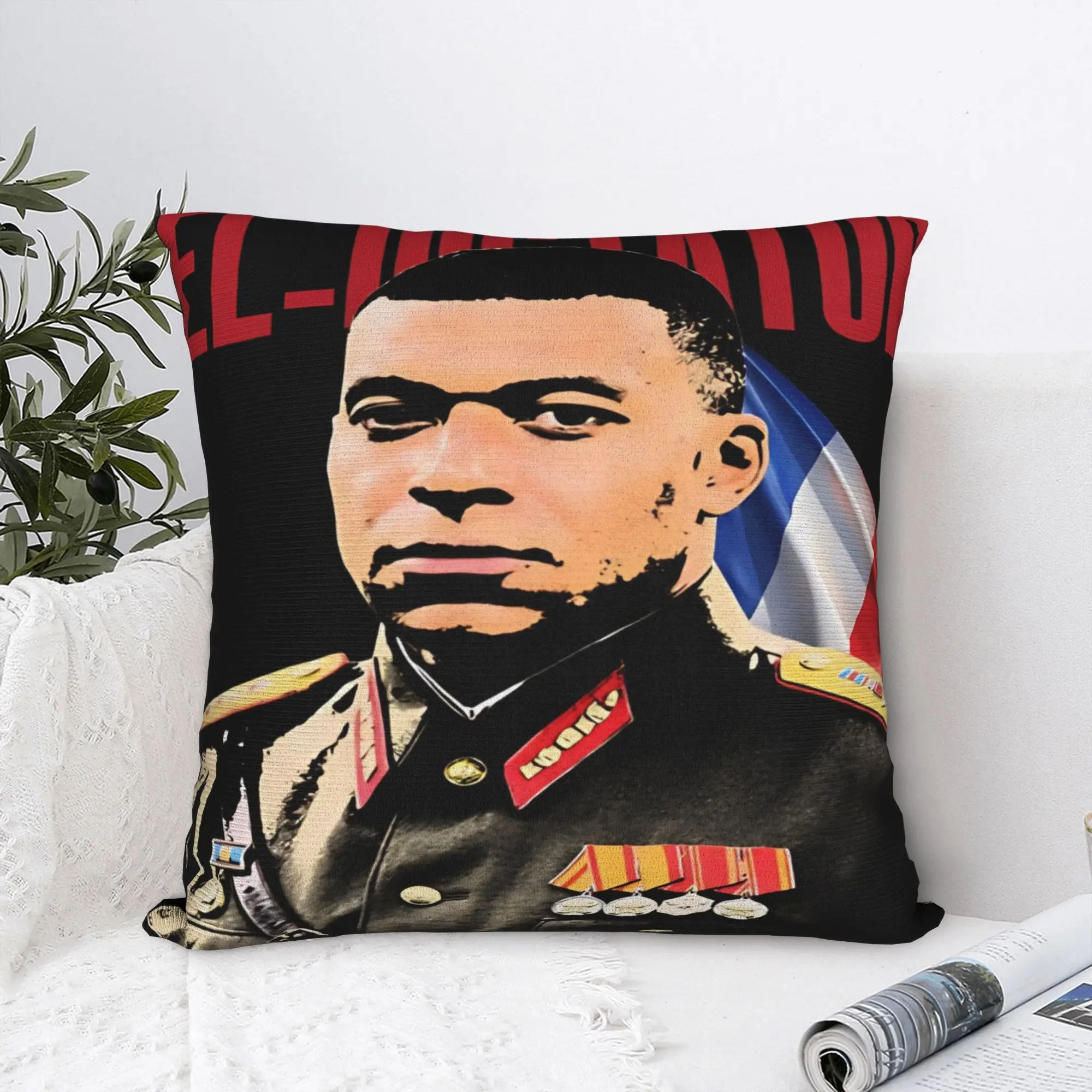 Kylians Mbappes The Dictator Square Pillow Case  Cushion Covers Customized Decorative Throw Pillow Case Cover for Home 45x45cm