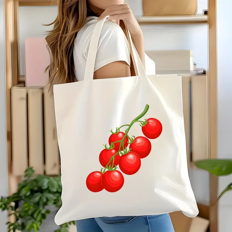 2026 New Canvas Tote Bag Watercolor Let It Bee Art Soft Carry Bag Perfect for Daily Commute Everyday Use Best Gift for Girlfiend