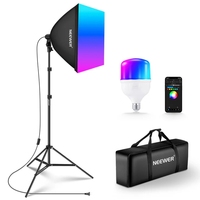 NEEWER NK800 RGB Softbox Lighting Kit with App Control