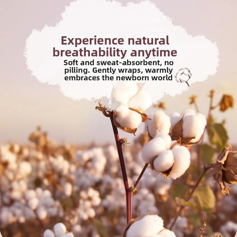 ผ้าห่อตัวเด็กแรกเกิดลายการ์ตูน ป้องกันการสะดุ้ง ป้องกันการกระตุก ผ้าฝ้ายเนื้อนุ่ม แบบถุงห่อตัว