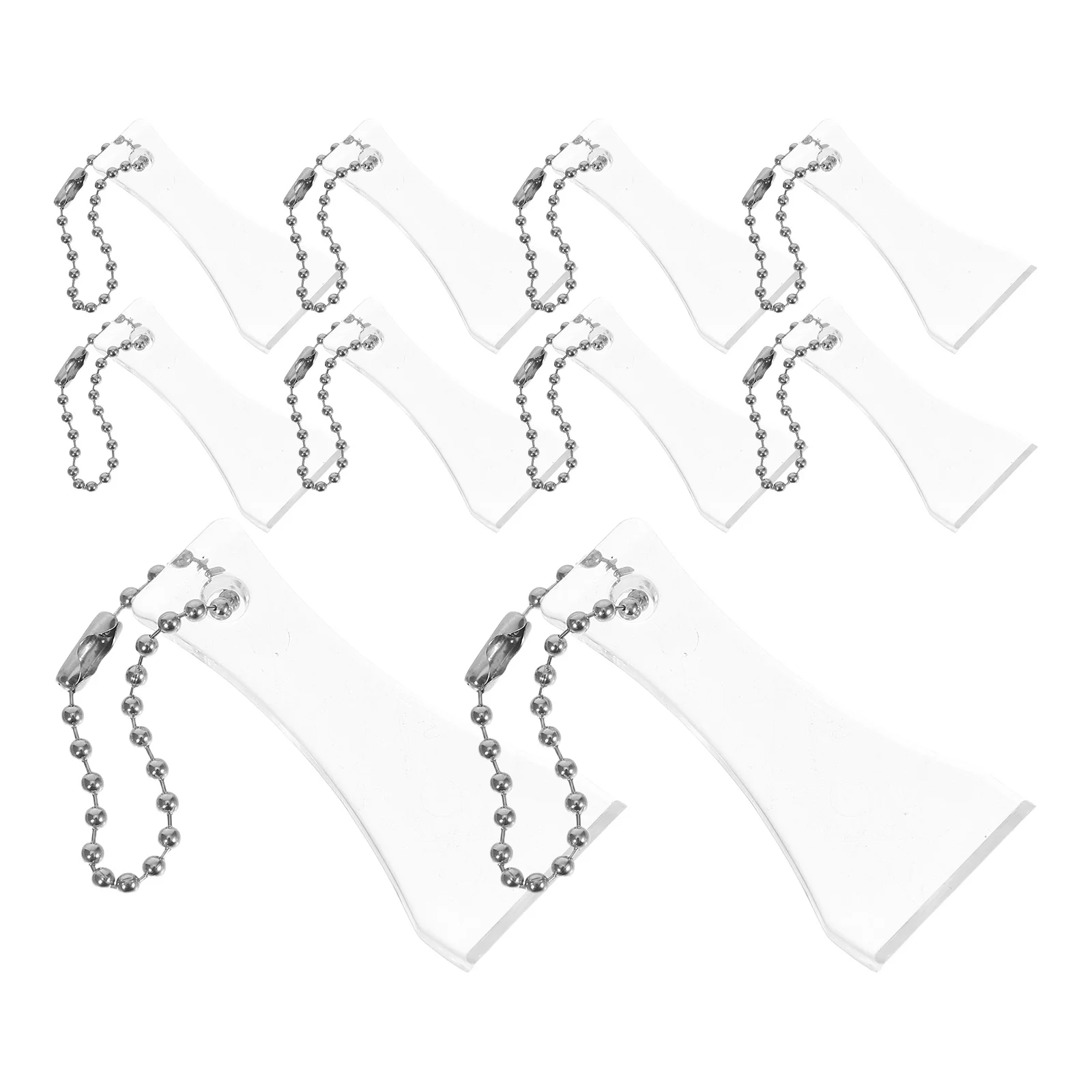 

20Pcs Lottery Scratch Tool Plastic Keychain Scratcher for Tickets Portable Card Scraping Device Efficient Scratch Off Game