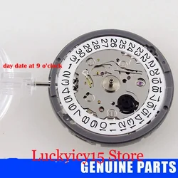 High Quality Left Hand Watch NH35A NH35 Mechanical Automatic Movement Replacement For Men Watch Part Date at 9 O'Clock Crown