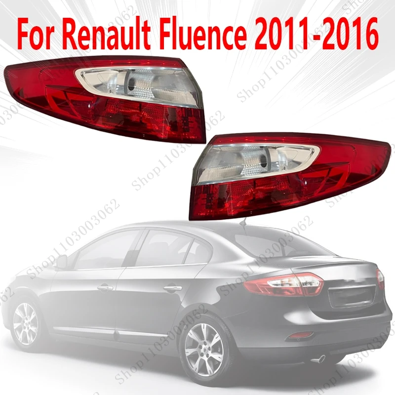 

Задний фонарь без лампы для Renault Fluence 2011-2016, внешний задний бампер автомобиля, указатель поворота, парковочный сигнал, фонарь водителя