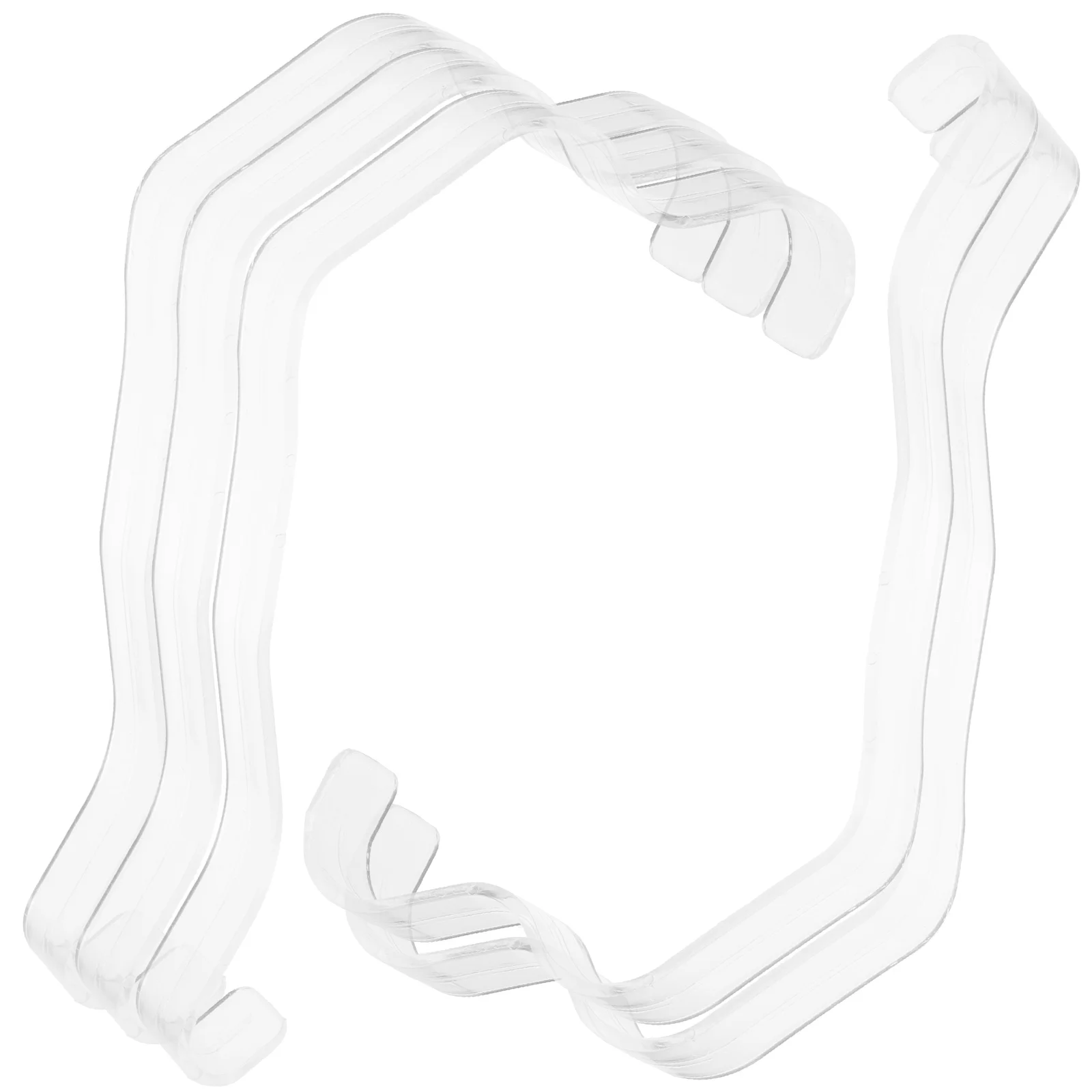 

5pcs Plastic Sandal Shoe Rack Display Stand Support Holder Anti-wrinkle Shoes Form Transparent Elastic Shoe Store Showcase Tall