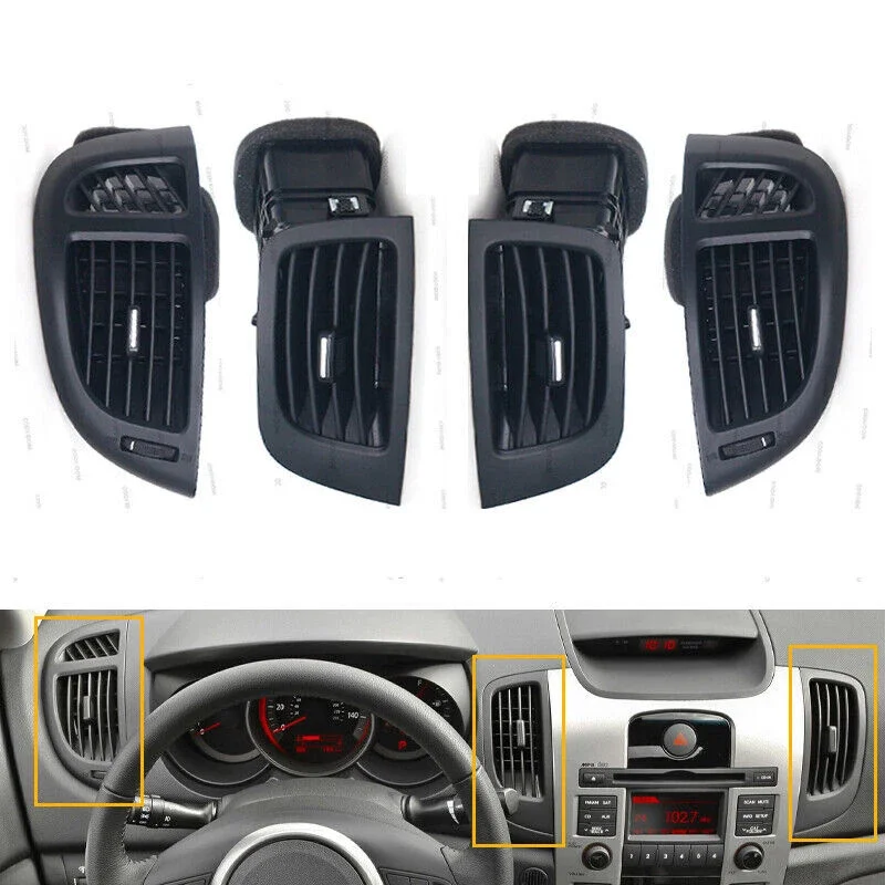 Car Front A/C Air Vent Dash Board Air Conditioner Outlet A/C Air Vents For Kia Forte For Cerato 10-13 Automotive Accessories
