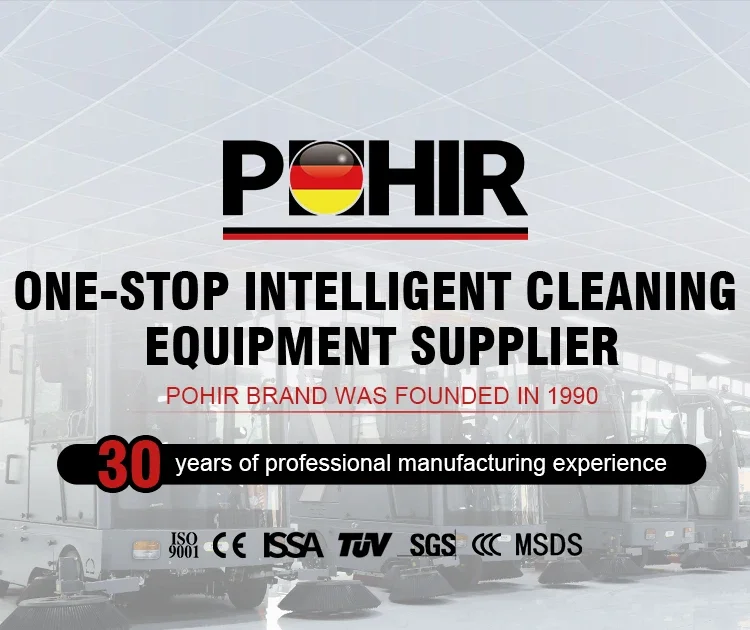 Pohir P2 Magnetic Floor Scrubber Cleaning Machines Self-cleaning Suction And Mopping Machine