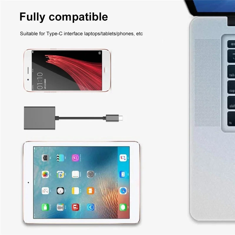 AA84 لـ Google TV 4K USB Dock محول USB C إيثرنت USB C إلى إيثرنت محول التوصيل والتشغيل دعم شحن PD، متين