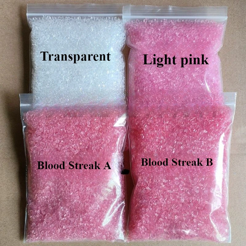 

500g Gingival Resin Flexible Acrylic False Tooth Blood Streak Simulation Partial Materials Dental Lab Materials Denture Material