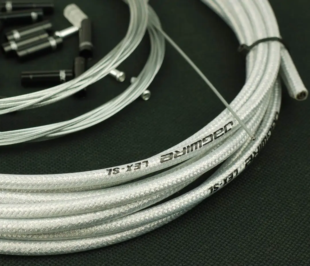 

JAGWIRE BRAIDED HOUSING CABLE COMPLETE KIT SILVER COLOR BRAKE SHIFTER SUIT FOR SHIMANO SRAM