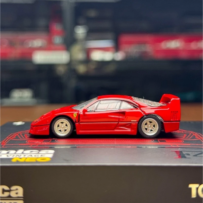 تاكارا تومي تومييتيك TLV 1/64 F40 1989 سبيكة موتور مركبة دييكاست نماذج ألعاب السيارات جمع هدايا الصبي #4