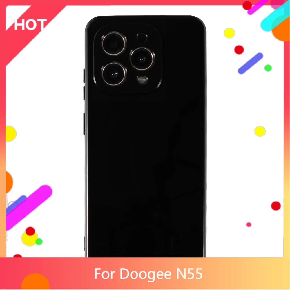 N55 Case Matte Soft Silicone TPU Back Cover For Doogee N55 Phone Case Slim shockproo