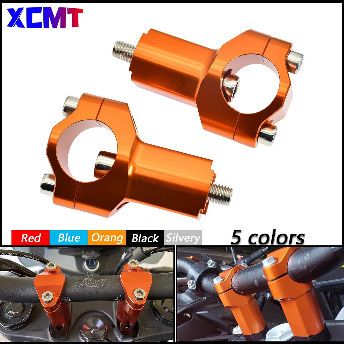 

CNC Handlebar Riser Clamp For KTM 690 SMC/690 Enduro/R 790 Adventure /R 1290 Super Adventure R/S 1090/1190 Adventure R 2019-2022