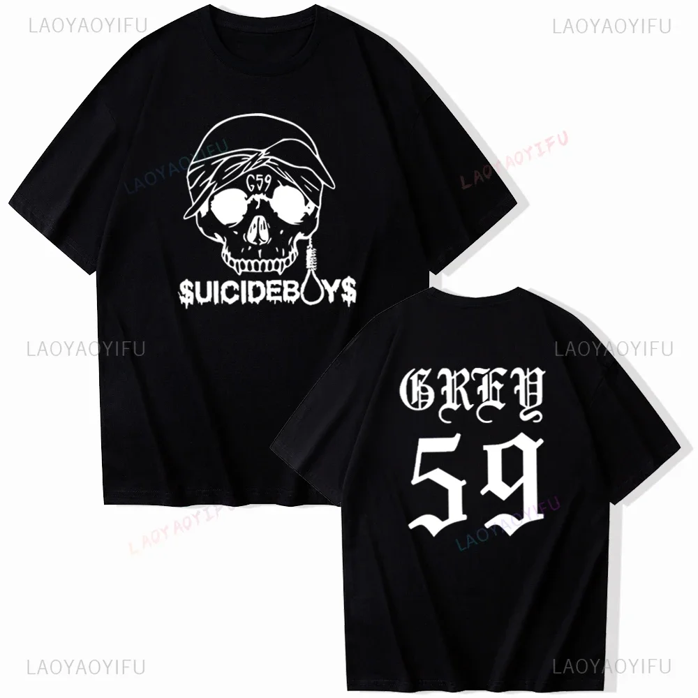 

Suicideboys Shirt G59 Tour 2024 New Cotton Shirt American Hip Hop Shirt Gift for Fan O-Neck Comfort Casual Short Sleeve Shirts