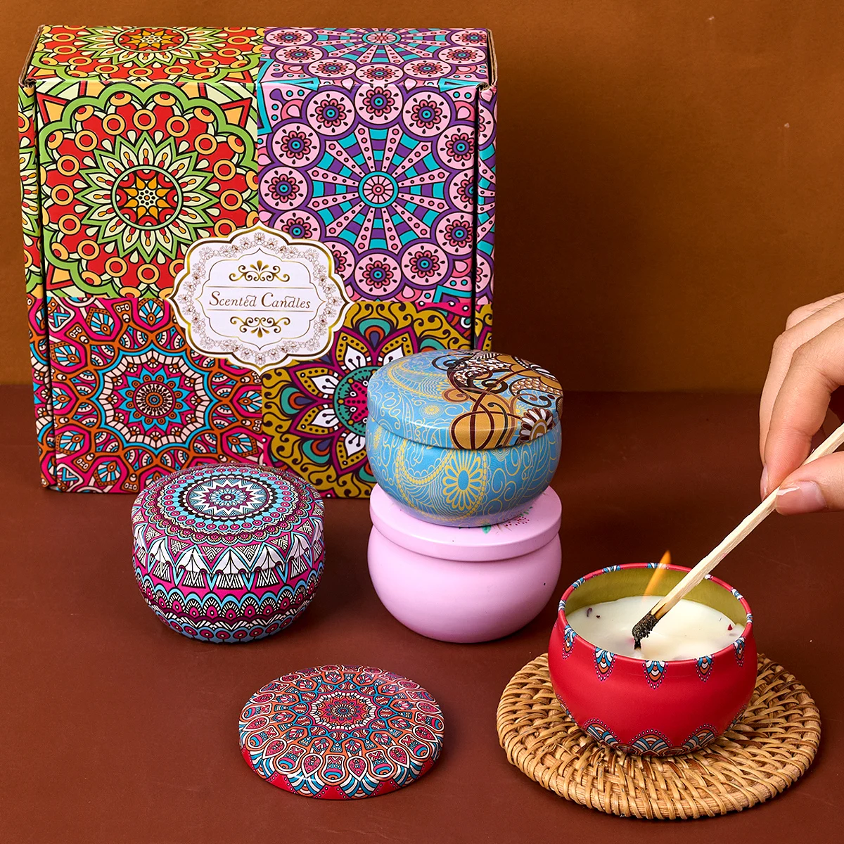 Conjunto de 4 Velas Aromáticas - Home Fragrance Set Gift avaliação e preço