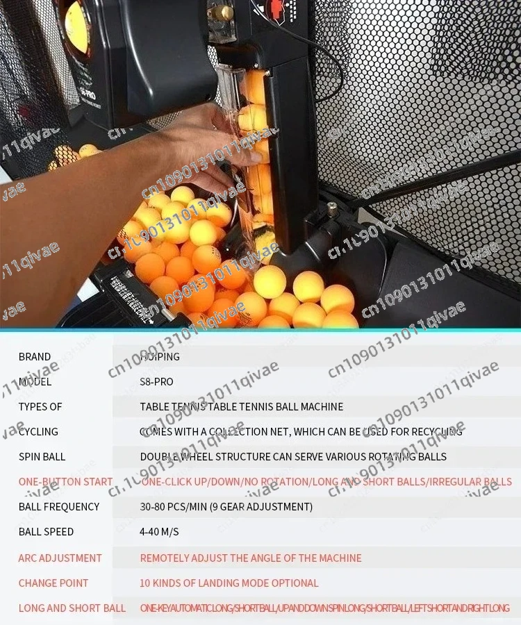Huipang S8-PRO/JT-A روبوت لتنس الطاولة يقدم آلة روبوت أوتوماتيكية بالكامل قابلة للبرمجة مدرب تنس الطاولة بينج بونج