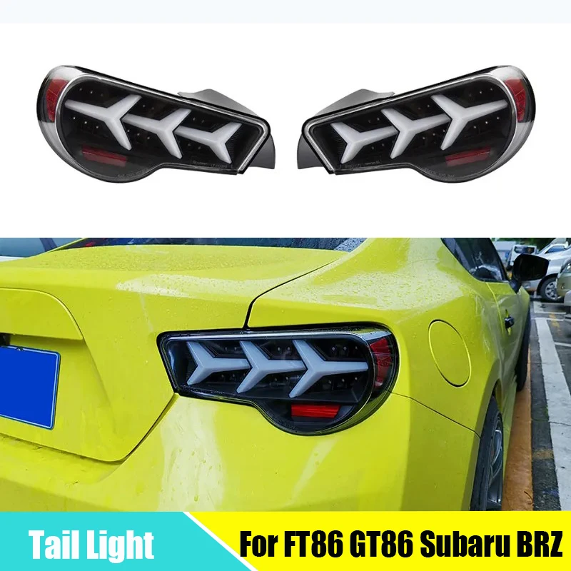 

LED Taillight For Toyota FT86 GT86 2012-2018 Subaru BRZ Dynamic Running Turn Signal Rear Reverse Brake Light Tail Lamp Assembly