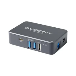 Svbony SV241 천문학 마이크로 DC+USB 허브 박스 USB3.1 고속 읽기 출력 및 천체 사진 촬영용 타입-C 인터페이스