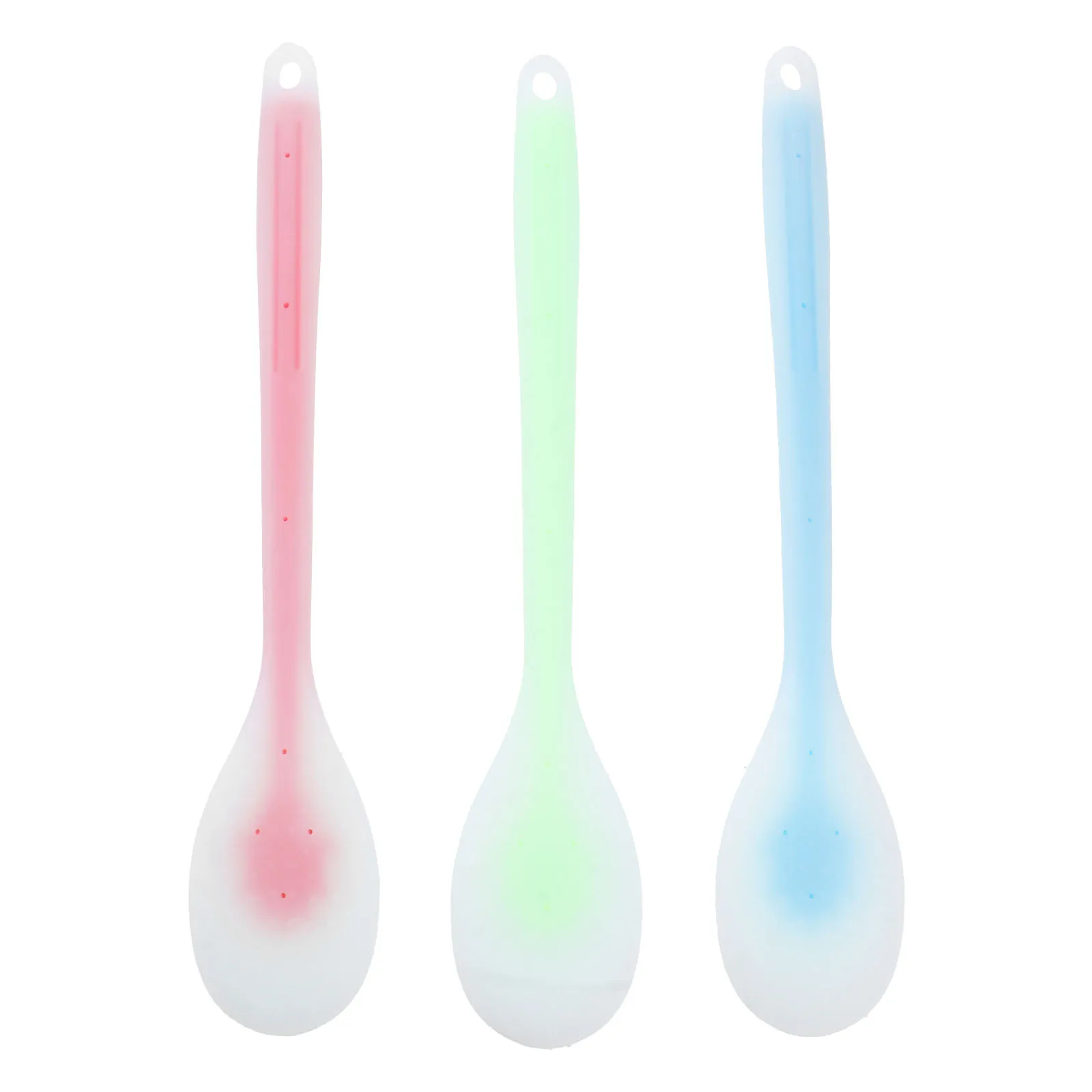 

3 Pcs 38cm Red Green Blue Silicone Meridian Patting Massager Back Pain Relief Body Care Tool Shoulder Neck Legs Foot Massage