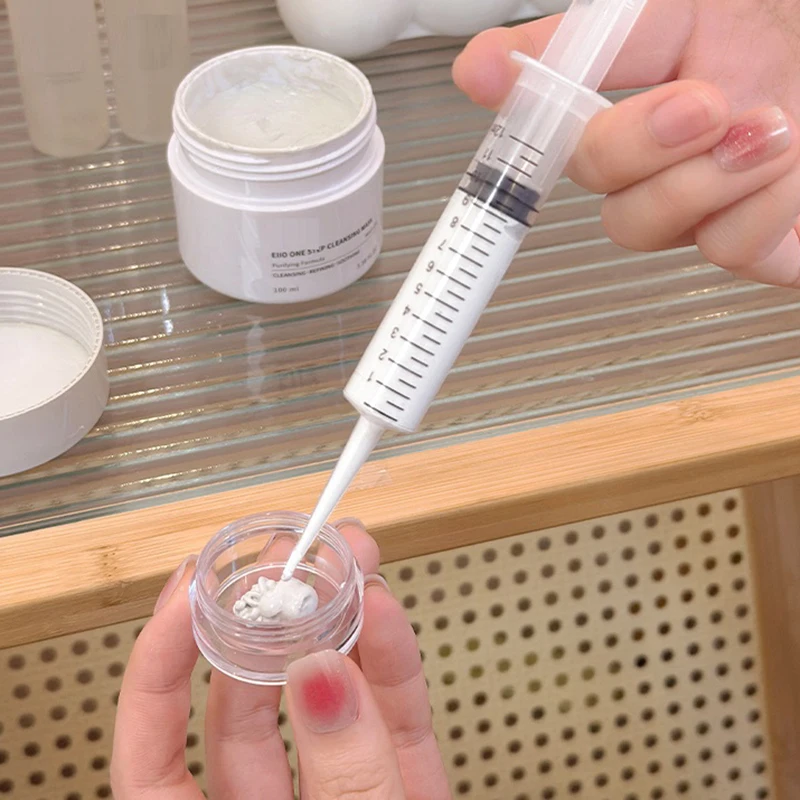 【WAD44】หลอดฉีดยาแบบไม่มีเข็ม ขนาด 12 มล. จำนวน 3/6 ชิ้น สำหรับบรรจุของเหลว หลอดฉีดยาพลาสติกใสสำหรับจ่ายน้ำมันหรือกาว