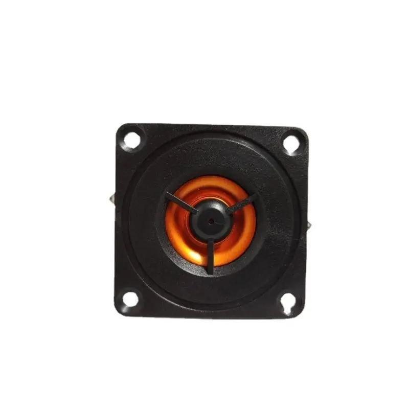 2 Inch Car Tweeter Speaker 4 Ohms 20W High Clarity Audio Upgrade for Auto Stereo Sound System Black Orange
