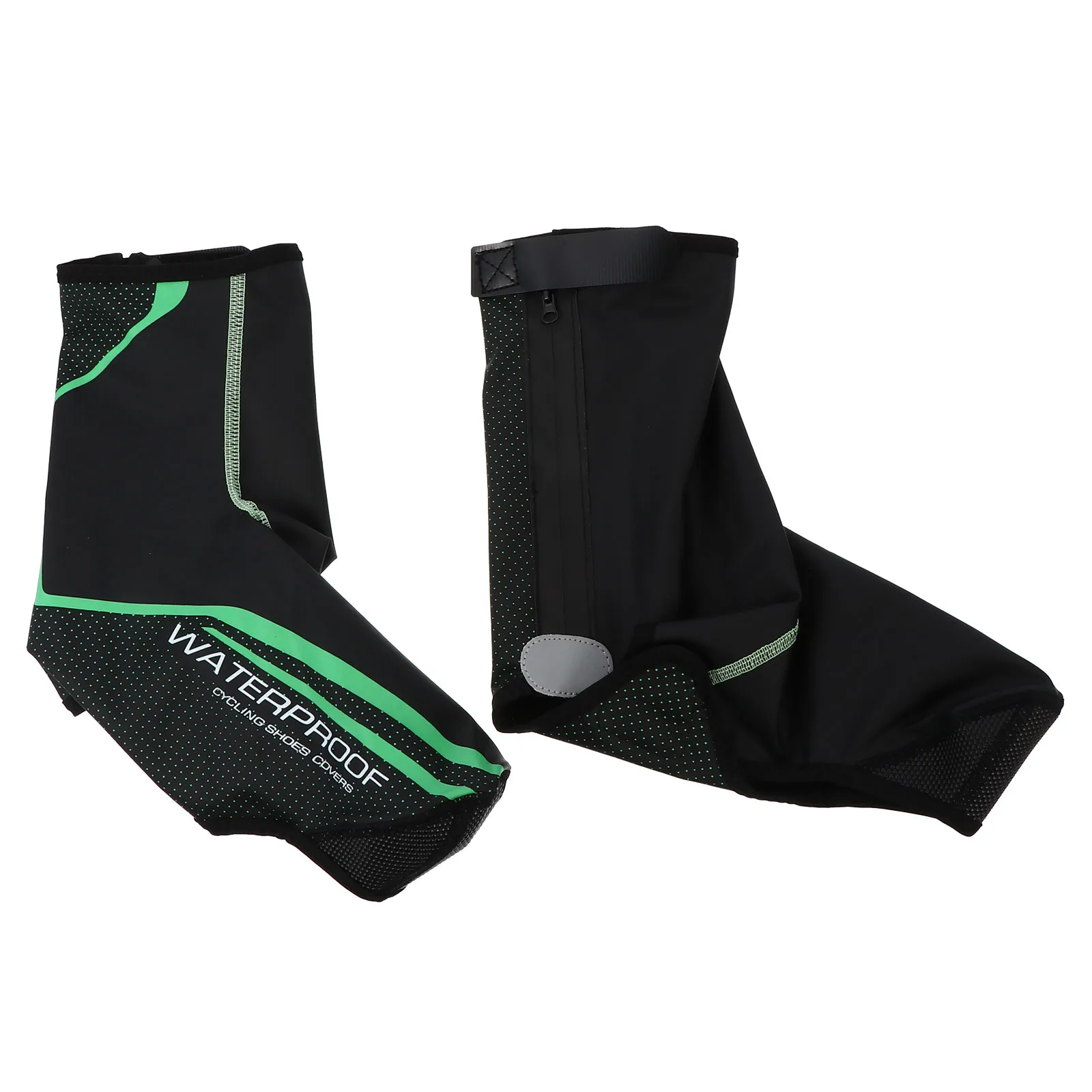 

1Pair Winter Warm Waterproof Cycling Shoe Covers Windproof Overshoes Reflective Strips Bike Riding Protector Winter Shoes Cover