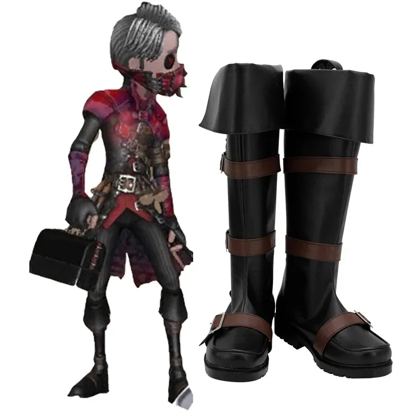Aesop Carl Cosplay Costume Game Identity V Exorcist Embalmer Cosplay Costume Halloween Outfit Uniform Shoes Wig Custom Made
