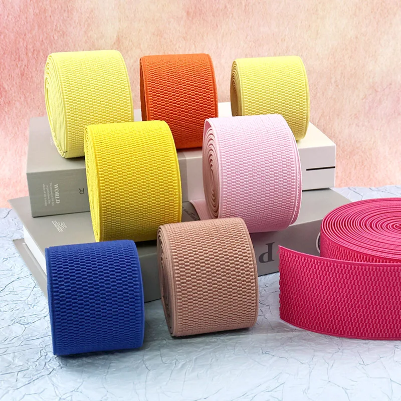 

2Meters 60mm Elastic Band for Clothing Braid High Elasticity Rubber Bands Bag Shoes Stretch Tapes DIY Sewing Accessories