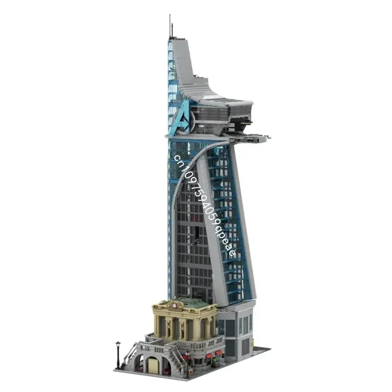 

New 7817Pcs Hot Famous Hero Movie Moc Tower Base Grand Model Building Block Diy Creative Ideas Bricks Toys Birthday Gifts 76269