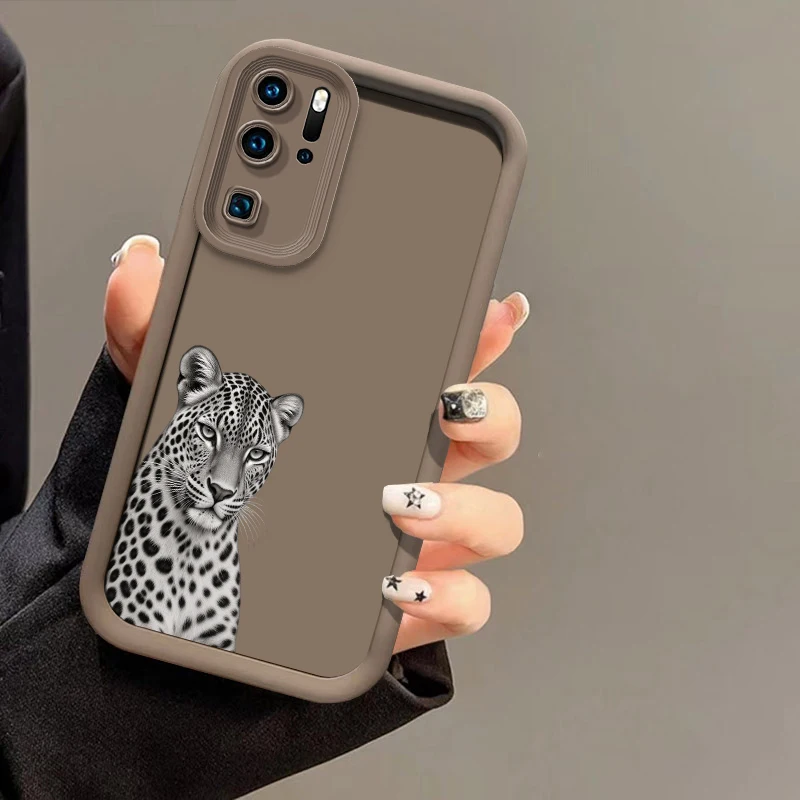 Cat Design Case For Huawei P20 P30 P50E P40 Lite P Smart Mate 20 30 40 50 Pro Y9 Prime 2019 Y7A Y9S Soft Lens Protect Cases Capa - view 5