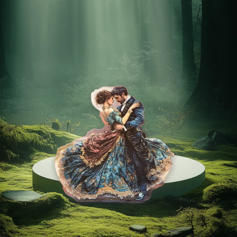 

1pack/3pack Classic Literary Story Scenery Stickers for Hand Account Decoration 6 Styles