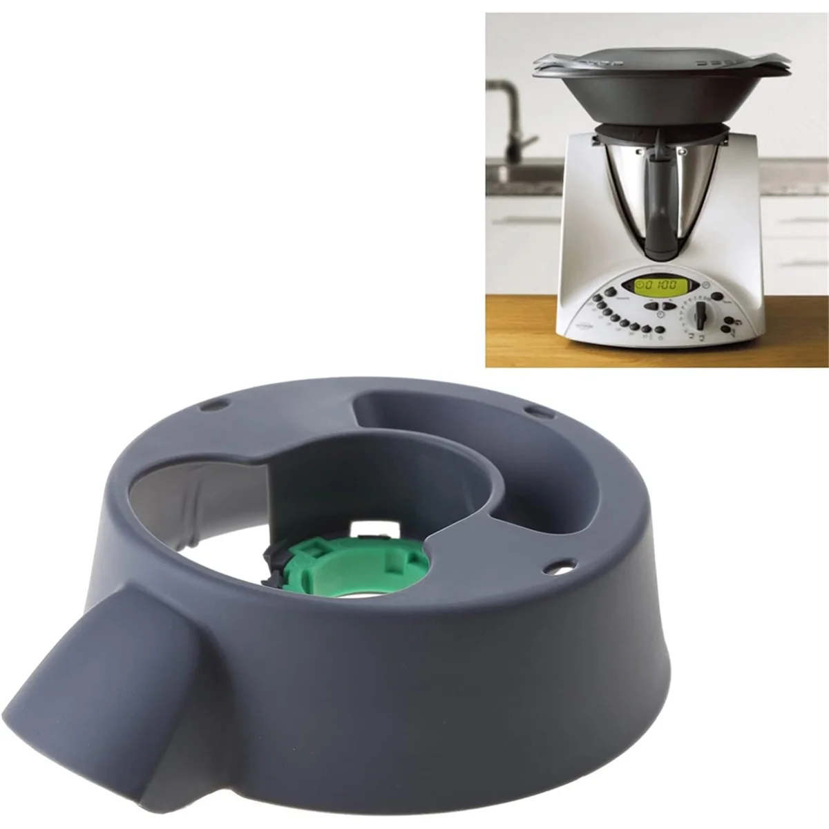 Lâmina de substituição para processador de alimentos vorwerk thermomix tm31, base de panela principal, peças de cabeça de faca de aço inoxidável, placa fixa