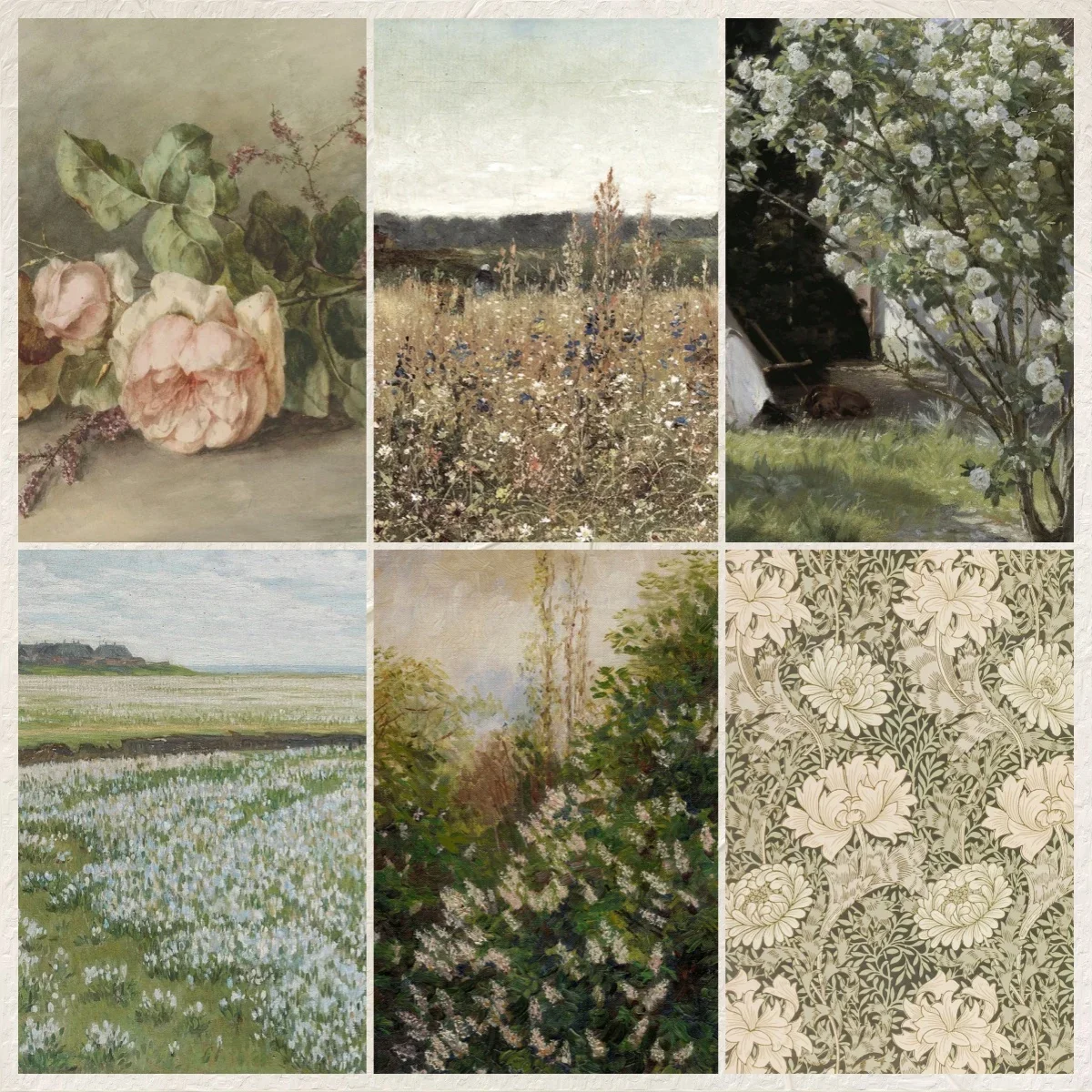 Retro Französisch Land Frühling Landschaft Minimalistischen Wand Kunstdruck Leinwand Malerei Poster für Wohnzimmer Moderne Wohnkultur
