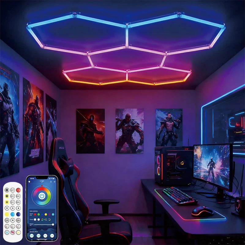 Rgb Hexagon Honeyco…