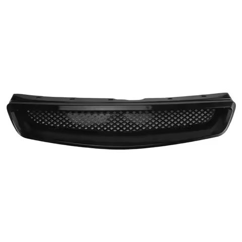 AEA7-Car Front Hood Mesh Bumper Racing Grille For Honda For Honda Civic EK CX DX EX HX LX Type R 1999-2000