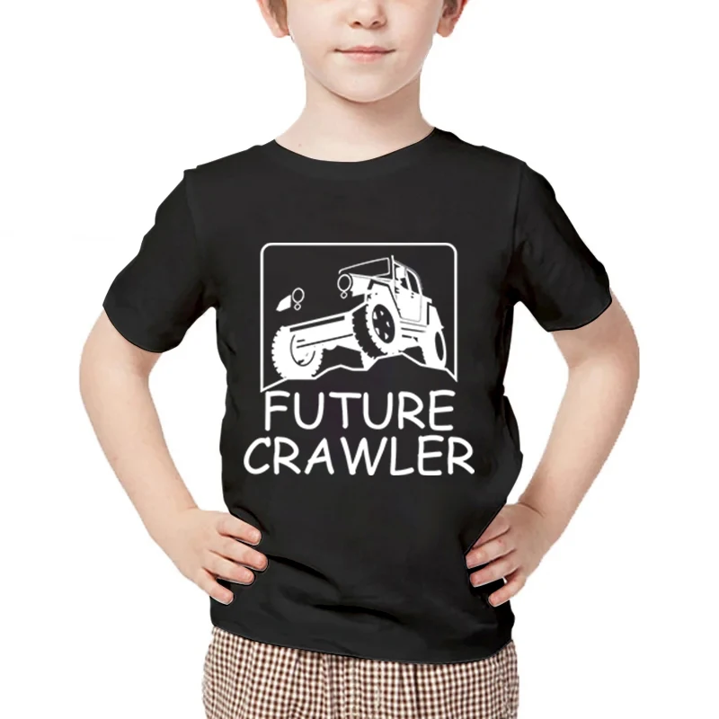 

Future Crawler Print Children T-shirt Cartoon Truck Casual T Shirt Clothes Summer Anime Car Brand Shirt Boy Girl Fashion Tshirt