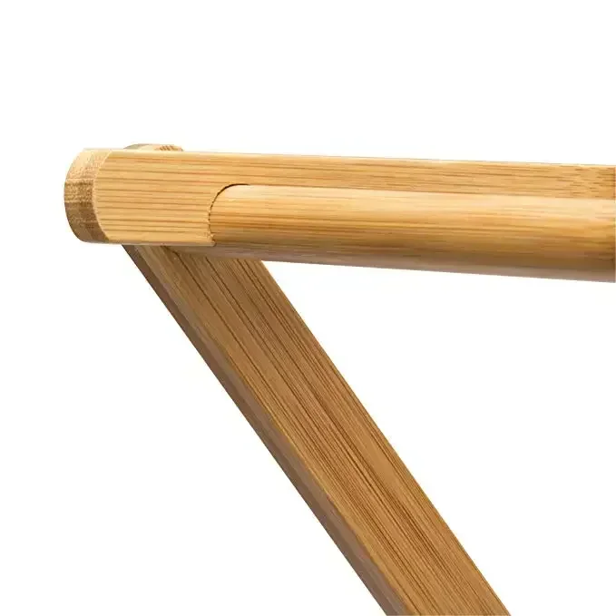 cross-bordercross-borderBamboo Indoor Folding Wooden Clothes Drying Rack, Towel Rack