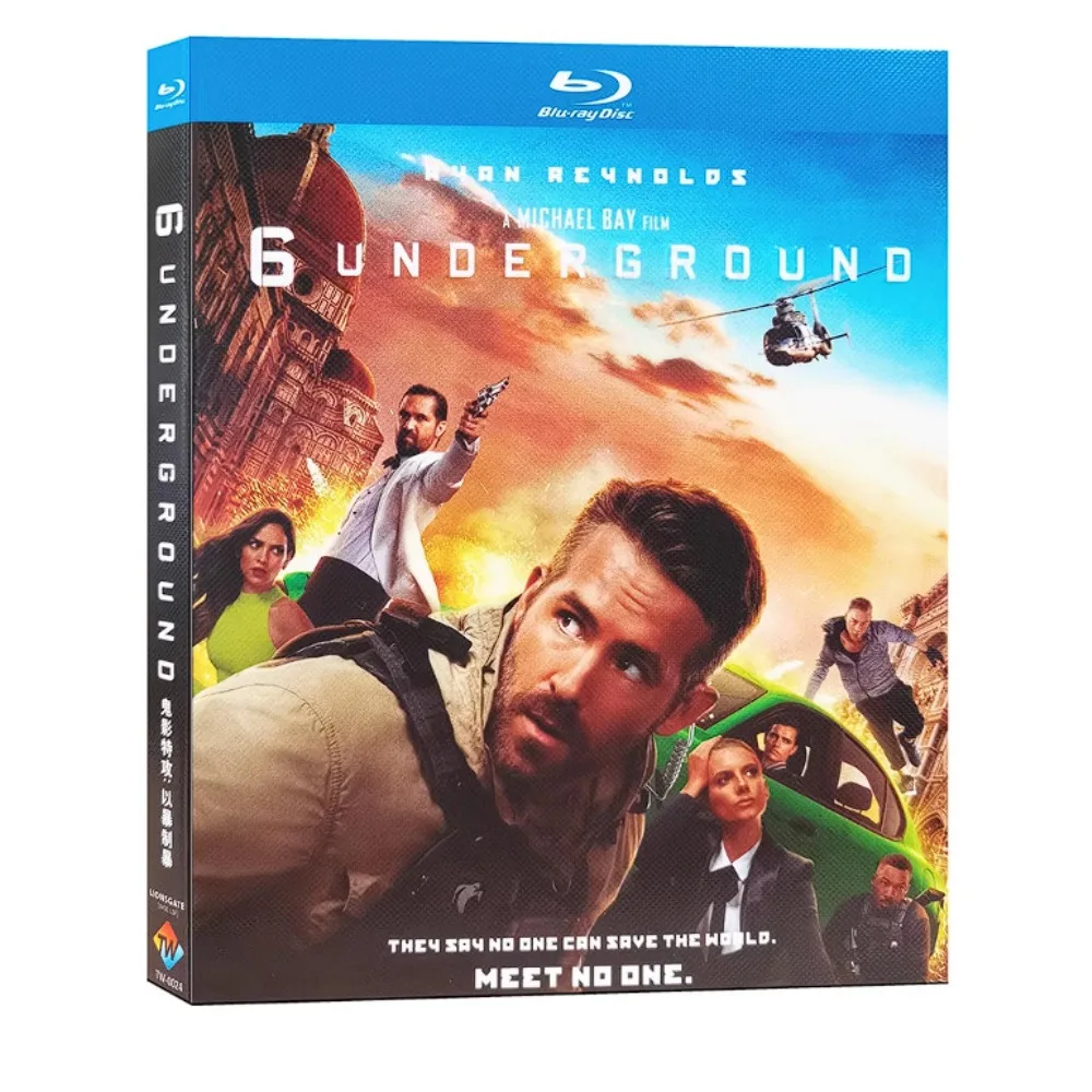 6 Underground (2019) 1-Disc New Box Set Sealed Blu-ray disc