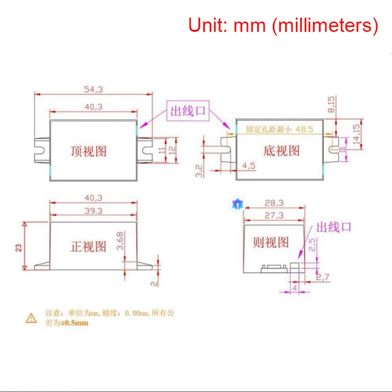 AC-DC แหล่งจ่ายไฟโมดูล AC110V 220V 230V ไปยัง DC 3V 5V 9V 12V 15V 24V ตัวแปลงบั๊กขนาดเล็ก3W นำแรงดันไฟฟ้าแยกมีเสถียรภาพ