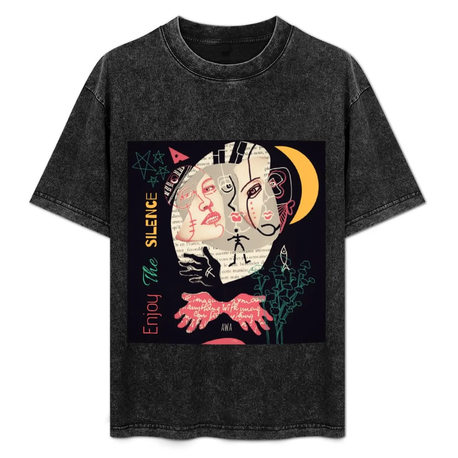 

Enjoy the silence T-Shirt Summer Fashion Casual Tee Shirt